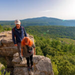 Hiking trip up to the mountain Santa Maria in Siete Aguas, Valencia